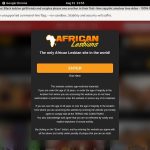 African Lesbians Webcam