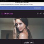 Alexiacage.modelcentro.com Porn Account