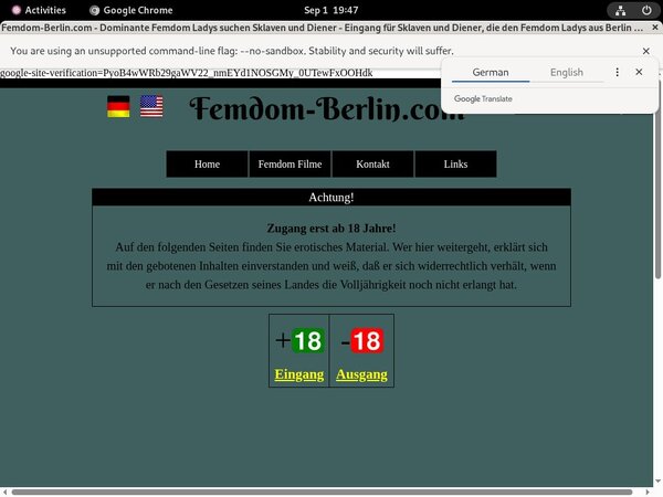 Berlin Femdom Accounts