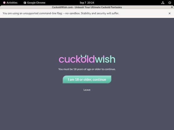 Cuckoldwish Feet