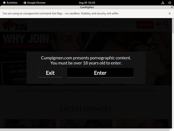 Cum Pig Men With European Credit Card