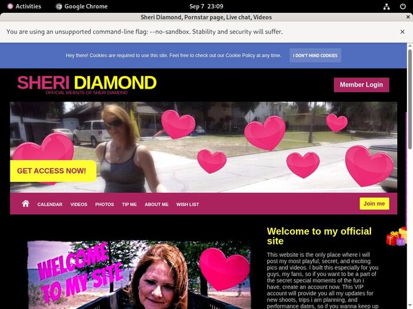 Diamondsheri Free Membership