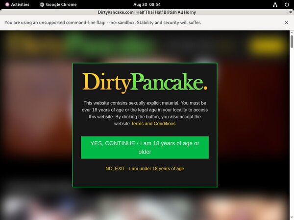 Dirtypancake.com With Bank Pay