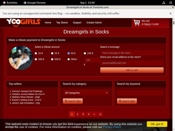 Dreamgirls In Socks Premium Pass