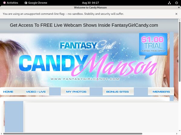 Fantasy Girl Candy Discount Paypal