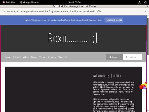 Foxxyroxii.modelcentro.com Membership Discounts