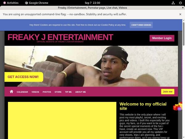Freaky J Entertainment New Accounts