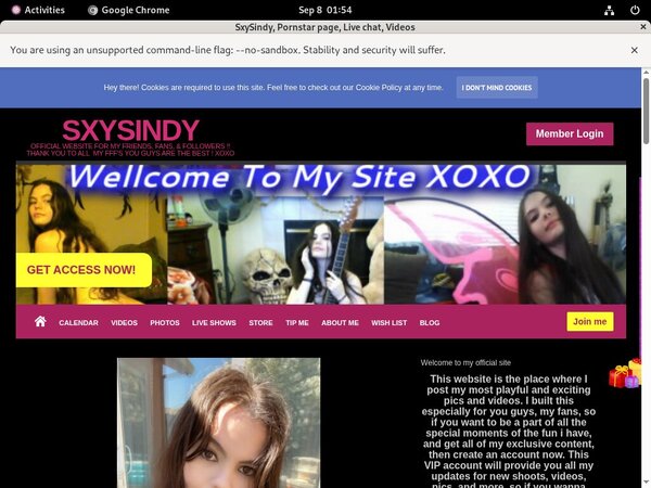 Free SxySindy Accounts And Passwords