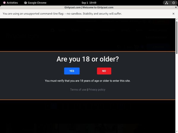 Free Trial GirlyCast.com Membership