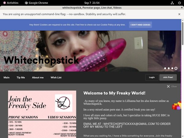 Free Video Whitechopstick