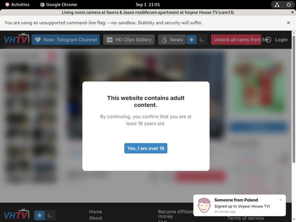 Free Voyeurhouse Passwords