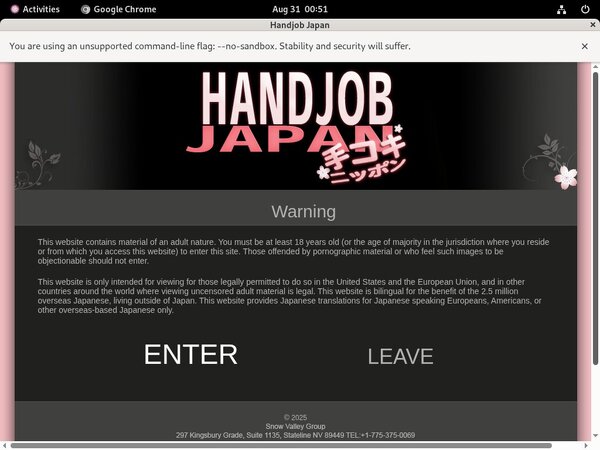 Handjob Japan Black