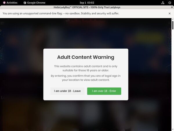 Hello Ladyboy Subscribe