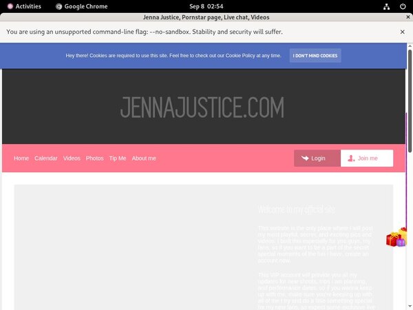 Jenna Justice Hack Account