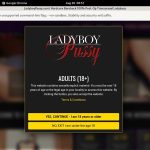 Ladyboy Pussy Buy Membership