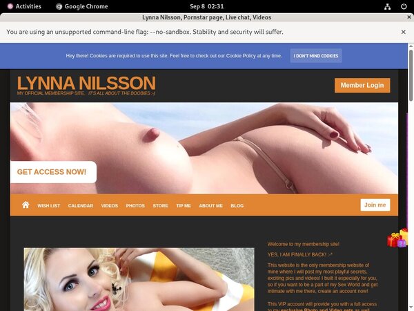 Lynna Nilsson Passwords 2017