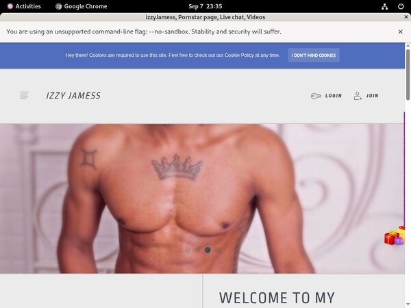 New Free IzzyJamess Account