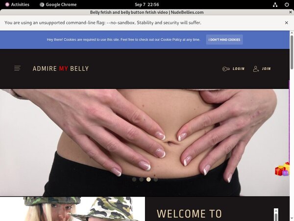 Nude Bellies With Sliiing