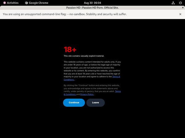Passion-hd.com Site Passwords