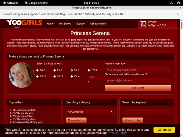 Princess Serena Hot Mom