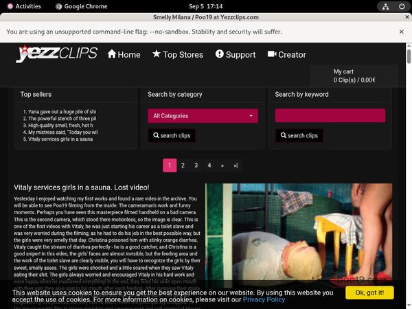 Smelly Milana Free Ones