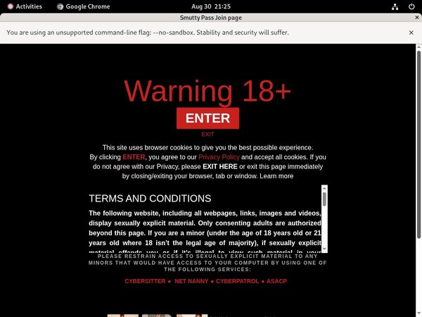 Smutty Pass Account Login