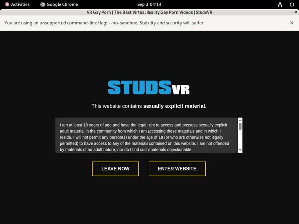Studs VR With European Credit Card