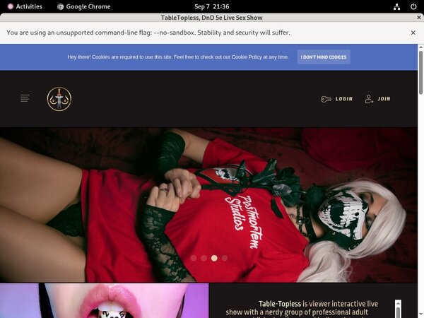 TableTopless Offer Paypal