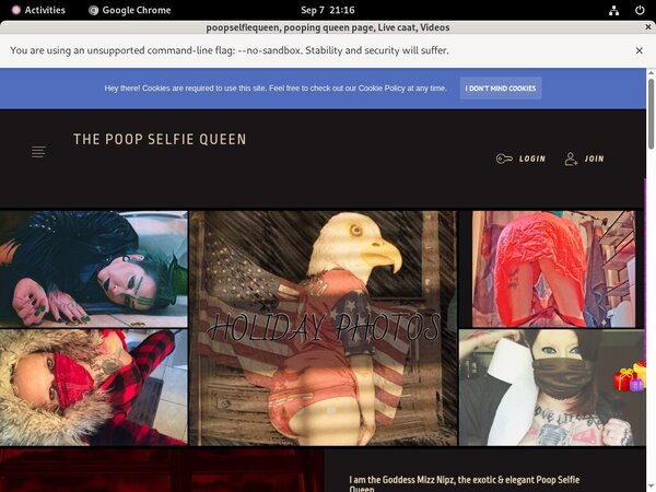 [Image: ThePoopSelfieQueen-List.jpg]