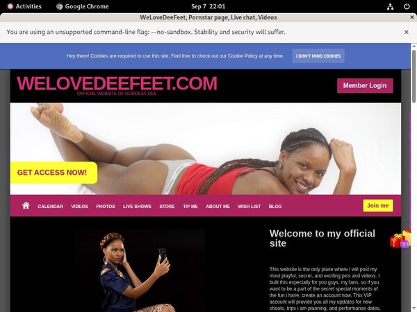 Welovedeefeet Girls