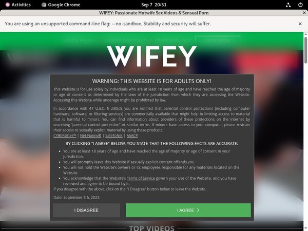 Wifey Yearly Membership