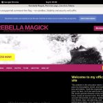 Aerebellamagick.modelcentro.com Account Free