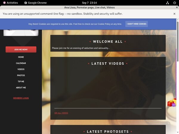 Ana Lissa Order Page
