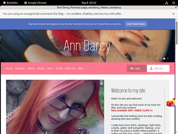 Ann Darcy Active Accounts