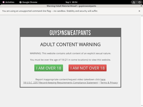 Guysinsweatpants.com Full Discount