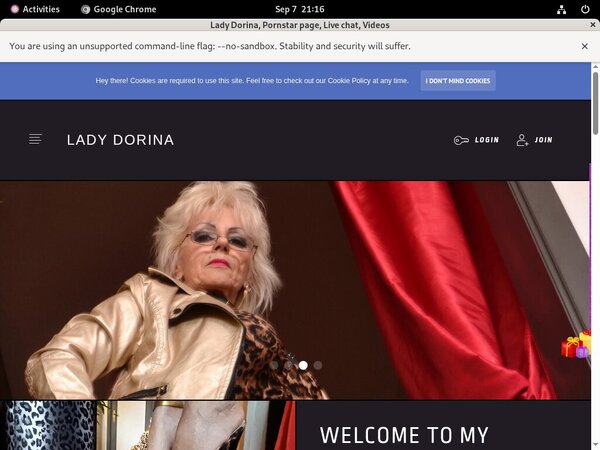 Lady-dorina.com Membership Account