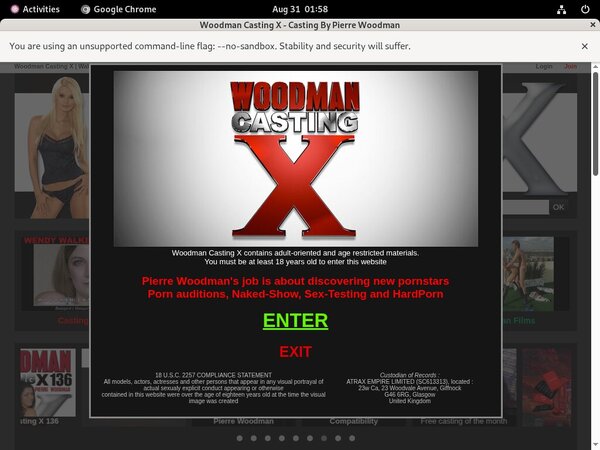 Woodman Casting X New Account