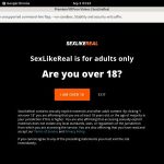 Sex Like Real Coupon Offer